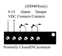 紅外探測(cè)器布線(xiàn)示意圖